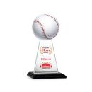Edenwood Baseball Full Color Black Towers Crystal Trophy