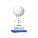 Edenwood Golf Full Color Blue Towers Crystal Trophy