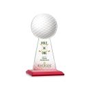Edenwood Golf Full Color Red Towers Crystal Trophy