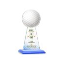 Edenwood Golf Full Color Sky Blue Towers Crystal Trophy