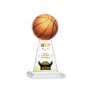 Edenwood Basketball Full Color Clear Towers Crystal Trophy