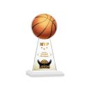 Edenwood Basketball Full Color Fagan Towers Crystal Trophy