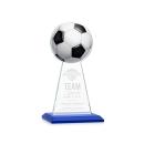 Edenwood Soccer Blue Towers Crystal Trophy