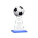 Edenwood Soccer Sky Blue Towers Crystal Trophy
