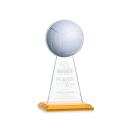 Edenwood Volleyball Amber Towers Crystal Trophy