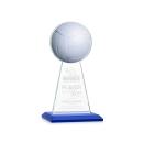 Edenwood Volleyball Blue Towers Crystal Trophy