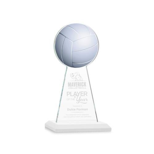 Awards and Plaques - Crystal Trophies - Edenwood Volleyball Fagan Towers Crystal Trophy