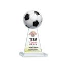 Edenwood Soccer Full Color Clear Towers Crystal Trophy