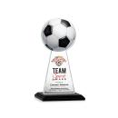Edenwood Soccer Full Color Black Towers Crystal Trophy