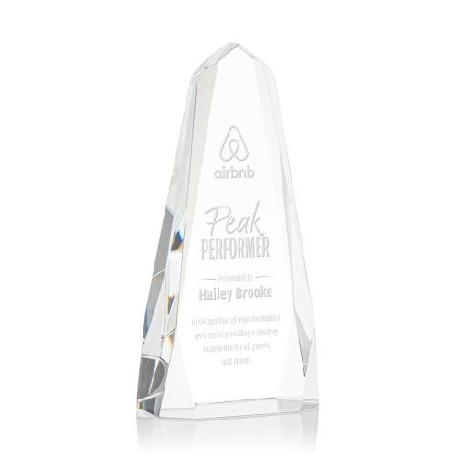Awards and Plaques - Crystal Trophies - Geneva Obelisk Crystal Trophy
