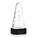 Geneva on Base Black Obelisk Crystal Trophy