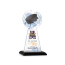 Edenwood Hockey Full Color Black Towers Crystal Trophy