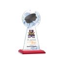 Edenwood Hockey Full Color Red Towers Crystal Trophy