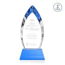 Marinello on Base Sky Blue Peaks Crystal Trophy