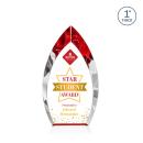 Marinello Full Color Red Peaks Crystal Trophy