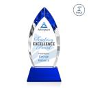 Marinello Full Color on Base Blue Peaks Crystal Trophy