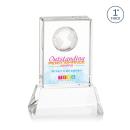 Stewart Full Color on Base Clear Rectangle Crystal Trophy