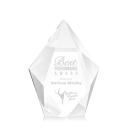 Barron Clear Polygon Crystal Trophy