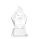 Barron on Base Clear Polygon Crystal Trophy