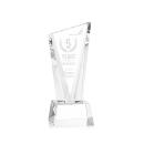 Maher on Small Base Clear Peaks Crystal Trophy