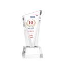 Maher Full Color on Small Base Clear Peaks Crystal Trophy