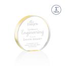 Smart Gold Circle Acrylic Trophy