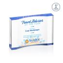 Langworth Full Color Blue Rectangle Acrylic Trophy