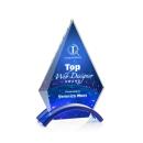 Fremont Full Color Blue Crystal Trophy