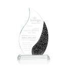 Oakley Black Flame Crystal Trophy
