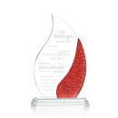 Oakley Red Flame Crystal Trophy