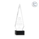 Cullen on Plated Base Black Crystal Trophy