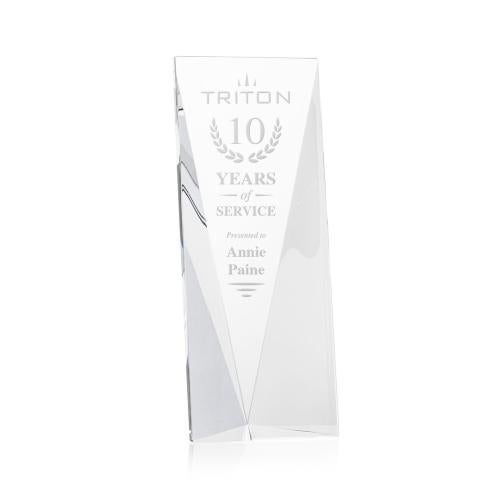 Awards and Plaques - Crystal Trophies - Columbus Towers Crystal Trophy