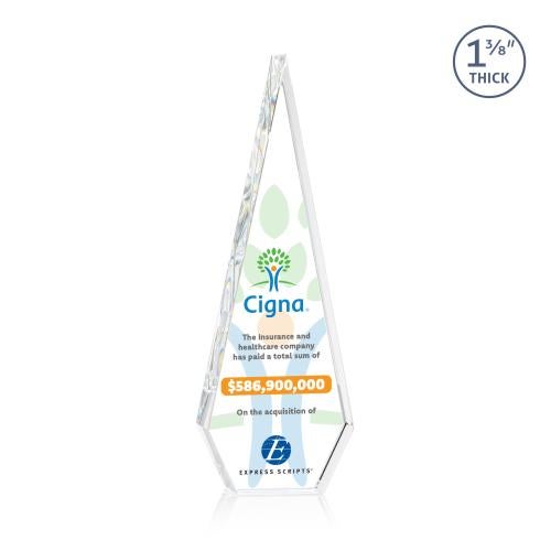 Awards and Plaques - Crystal Trophies - Cullen Full Color Crystal Trophy