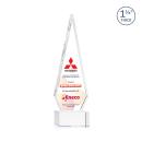 Cullen Full Color on Plated Base Clear Crystal Trophy