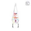 Cullen Full Color on Round Base Clear Crystal Trophy