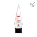 Cullen Full Color on Round Base Black Crystal Trophy