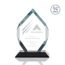 Diamond Diamond Black Polygon Crystal Trophy