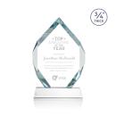 Diamond Diamond on Helton Starfire Polygon Crystal Trophy