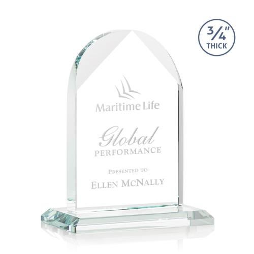 Awards and Plaques - Crystal Trophies - Cortez Clear Peaks Crystal Trophy