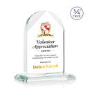 Cortez Vividprint&trade; Clear Peaks Crystal Trophy