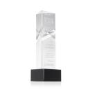 Groves on Plated Base Black Towers Crystal Trophy
