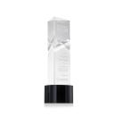 Groves on Round Base Black Towers Crystal Trophy