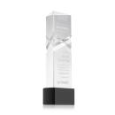 Groves on Half Round Base Black Towers Crystal Trophy