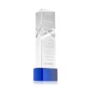 Groves on Half Round Base Blue Towers Crystal Trophy