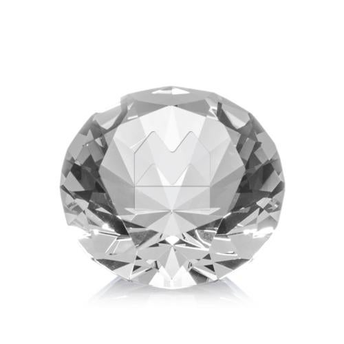 Awards and Plaques - Crystal Trophies - Optical Diamond Diamond Crystal Trophy