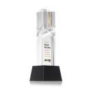 Groves Full Color on Small Base Black Towers Crystal Trophy