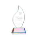 Teague on Helton Prismatic Flame Crystal Trophy