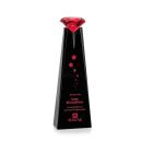 Mitchell Diamond Black/Ruby Towers Crystal Trophy