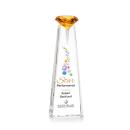 Mitchell Diamond Full Color Optical/Amber Towers Crystal Trophy