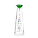 Mitchell Diamond Full Color Optical/Emerald Towers Crystal Trophy